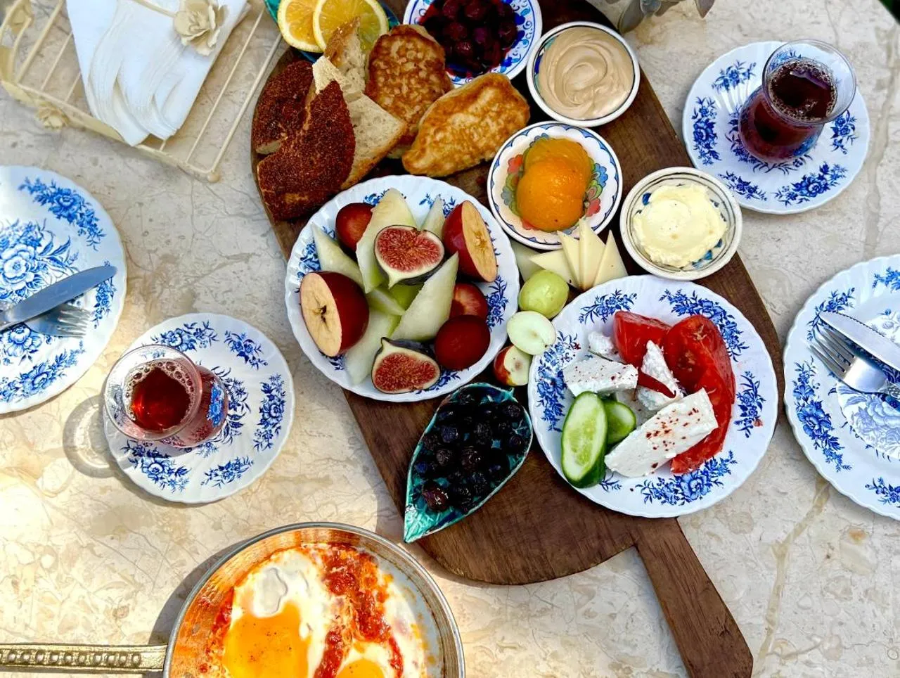 Food and hospitality details at Chef's Atelier